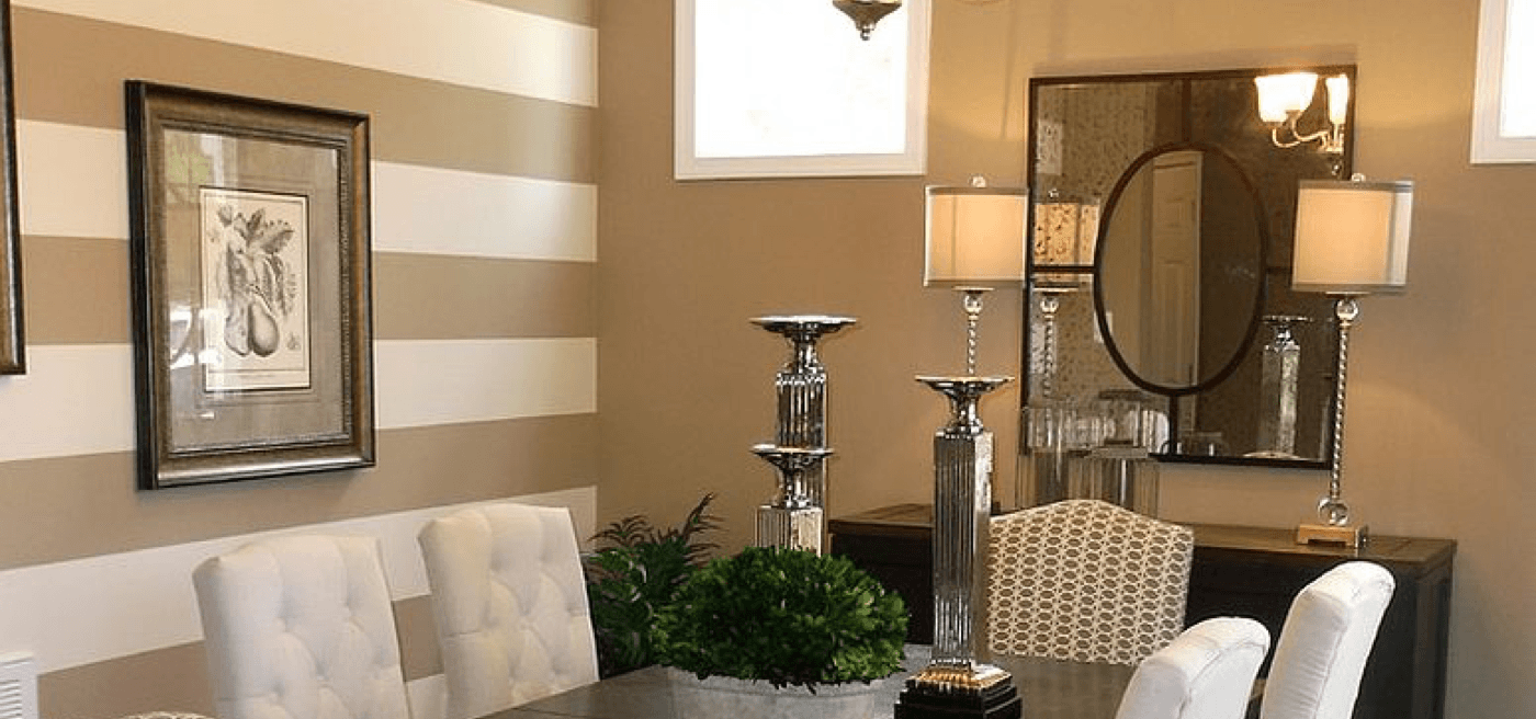 Dining Room Design Trends for a Custom Look Stripes Featured Image